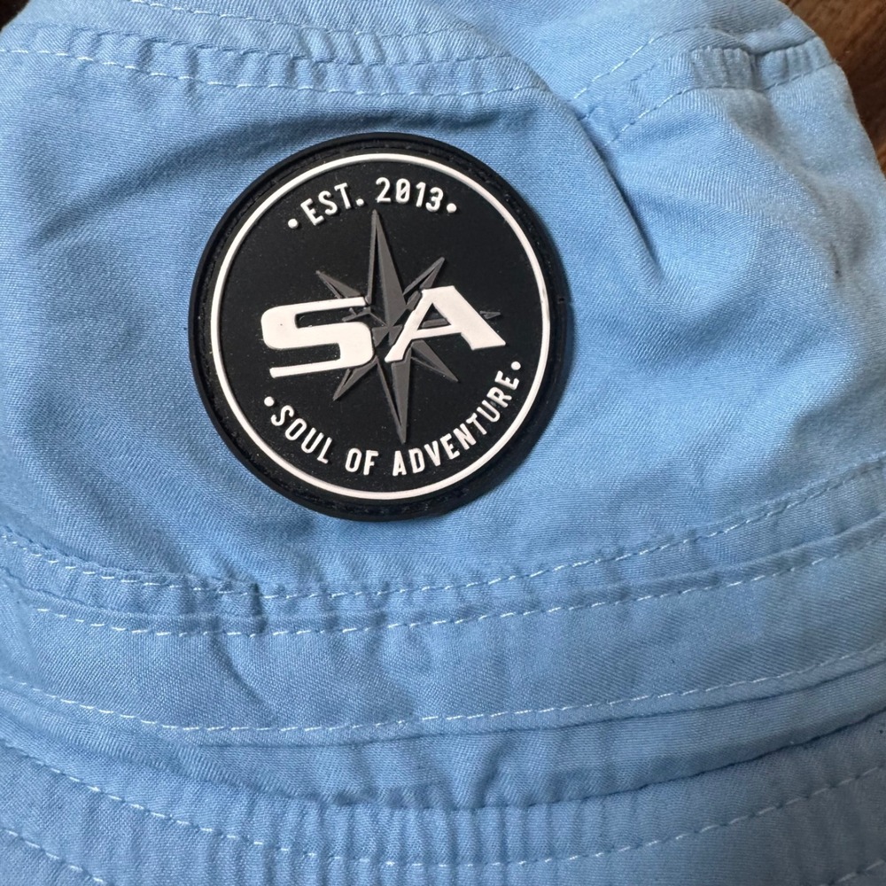 SA Soul‎ of Adventure Bucket Hat Light Blue Outdoor Sun Protection - Picture 4 of 4